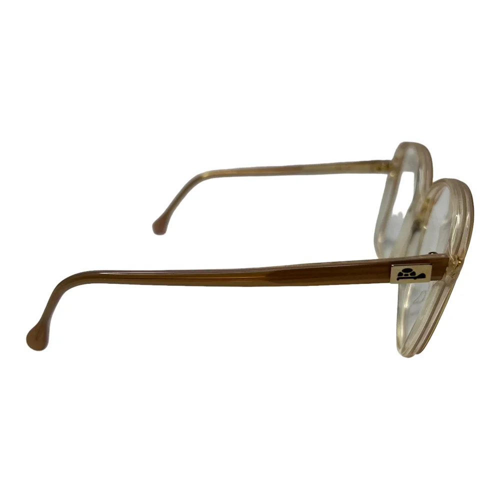 Cristelle Eyeglasses Frame Yellow Clear Square Full Rim CR01‎ H3565